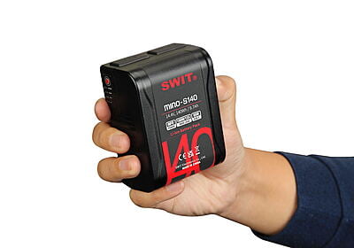 Mino-S140 | USB-C, tiny size with more capacity pocket mini battery, USB-A/USB-C/D-tap, V-Mount, also ideal for long term use or high power draw lights Mino-S140 | USB-C, tiny size with more capacity pocket mini battery, USB-A/USB-C/D-tap, V-Mount, also ideal for long term use or high power draw lights