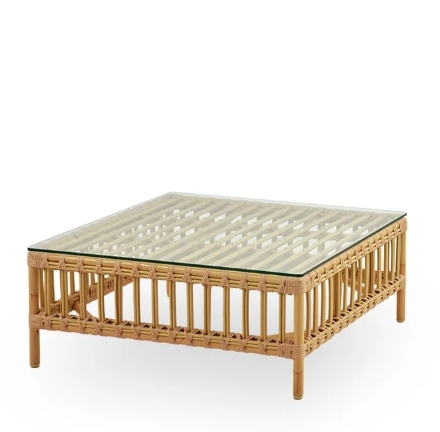 Maggie Exterior Sofa | Pouf Module w. Glass Maggie Exterior Sofa | Pouf Module w. Glass