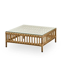 Maggie Exterior Sofa | Pouf Module w. Glass Maggie Exterior Sofa | Pouf Module w. Glass