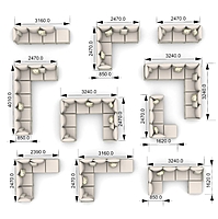 Maggie Exterior Sofa | Corner Module