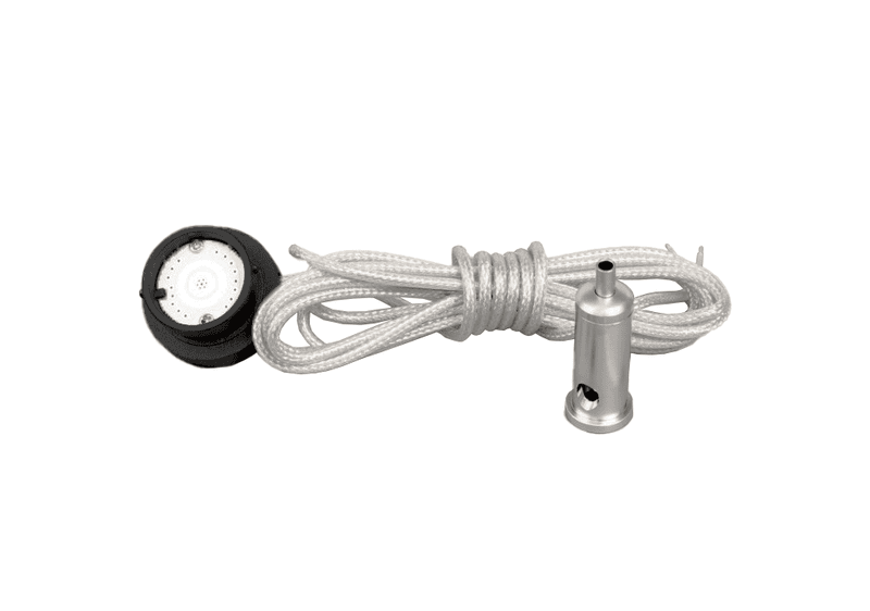 Magnitrack Round Suspended Endcap with Wire feed 48V