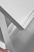 N013 - Scrivimpiedi inox dim. 800x600x1100mm N013 - Scrivimpiedi inox dim. 800x600x1100mm