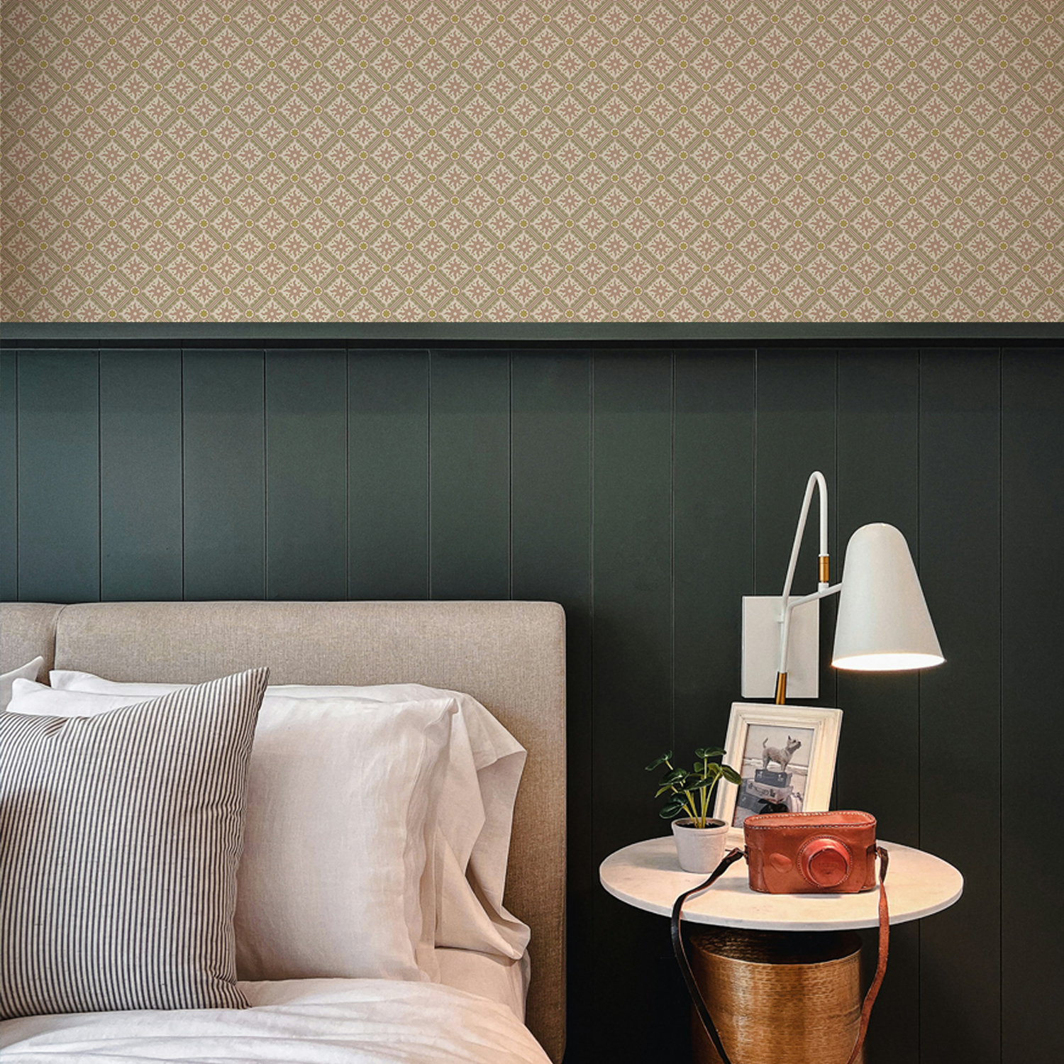Nova and Sol - Southern Light, Ham Pink and Meadow - Wallpaper