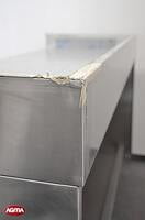 120 Tavolo acciaio inox L=1500mm porte scorrevoli 120 Tavolo acciaio inox L=1500mm porte scorrevoli
