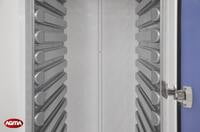 210 - Armadio ISO acciaio inox verniciato 460x675x2270mm, porta a battente 210 - Armadio ISO acciaio inox verniciato 460x675x2270mm, porta a battente