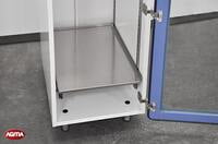 210 - Armadio ISO acciaio inox verniciato 460x675x2270mm, porta a battente 210 - Armadio ISO acciaio inox verniciato 460x675x2270mm, porta a battente