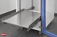 210 - Armadio ISO acciaio inox verniciato 460x675x2270mm, porta a battente 210 - Armadio ISO acciaio inox verniciato 460x675x2270mm, porta a battente