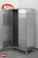 218 - Armadio acciaio inox, per teglie 60 40 1000x700x2050mm porta battente 218 - Armadio acciaio inox, per teglie 60 40 1000x700x2050mm porta battente