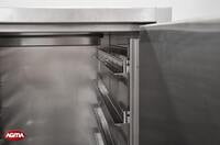 218 - Armadio acciaio inox, per teglie 60 40 1000x700x2050mm porta battente 218 - Armadio acciaio inox, per teglie 60 40 1000x700x2050mm porta battente