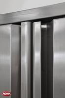 218 - Armadio acciaio inox, per teglie 60 40 1000x700x2050mm porta battente 218 - Armadio acciaio inox, per teglie 60 40 1000x700x2050mm porta battente