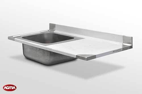 577 - Piano lavello acciaio inox, 1500x700x40mm 577 - Piano lavello acciaio inox, 1500x700x40mm
