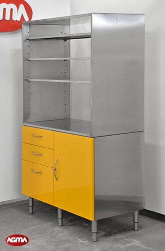 914 - Mobile con credenza 1200x580x2010mm 914 - Mobile con credenza 1200x580x2010mm