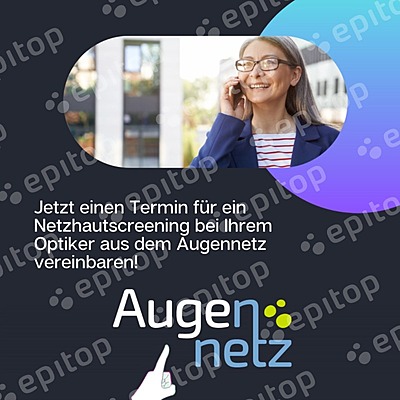 Social-Media Reel "Termin für ein Netzhautscreening"