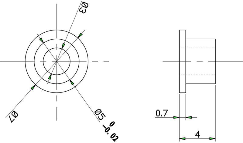 TFL P1 Stern Bushing TFL P1 Stern Bushing