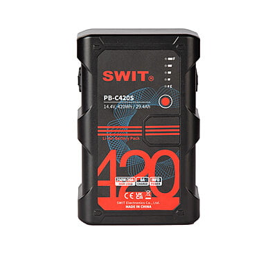 PB-C420S | 420Wh High-load Heavy-duty Battery, V-Mount, also ideal for long term use or high power draw lights PB-C420S | 420Wh High-load Heavy-duty Battery, V-Mount, also ideal for long term use or high power draw lights