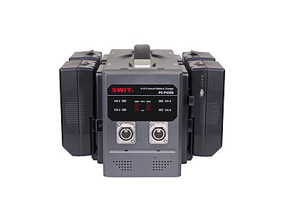 PC-P430S | 4ch x 3A Fast Simultaneous Charger with 2-XLR DC out, V-Mount PC-P430S | 4ch x 3A Fast Simultaneous Charger with 2-XLR DC out, V-Mount