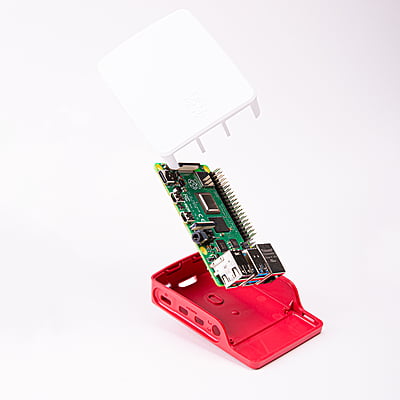 Raspberry Pi 4 Case (Red/White) Raspberry Pi 4 Case (Red/White)