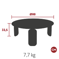 Bebop Low Table D80cm Bebop Low Table D80cm