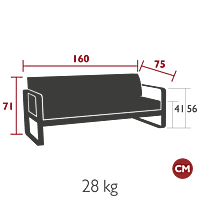 Bellevie 2 Seater Sofa