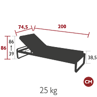 Bellevie Premium Sunlounger