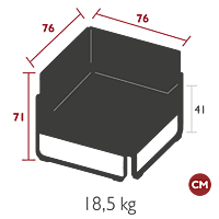 Bellevie 1 Seater Corner Module