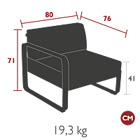 Bellevie 1 Seater Left Module