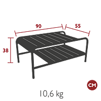 Luxembourg Low Table 90x55