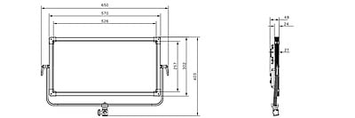 PL-E90D | 3rd Generation Natural-Born-Soft TLCI-99 90W LED Panel Light, ultra slim, SWIT patent, V-Mount, DMX PL-E90D | 3rd Generation Natural-Born-Soft TLCI-99 90W LED Panel Light, ultra slim, SWIT patent, V-Mount, DMX