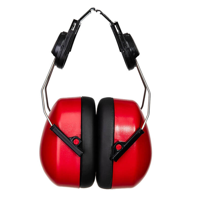 Portwest PW47 – rode clip-on gehoorbeschermers voor helmen (o.a. PS42WHR)