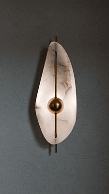 Large Oyster Wall Sconce