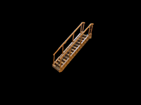 Mumfy's Scenic Accessories - Stairs with Handrail