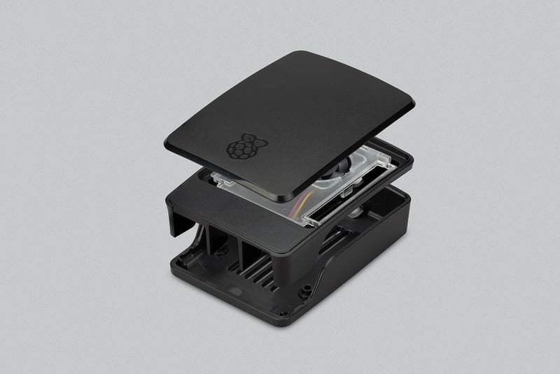 Raspberry Pi 5 Case (Black/Grey) Raspberry Pi 5 Case (Black/Grey)