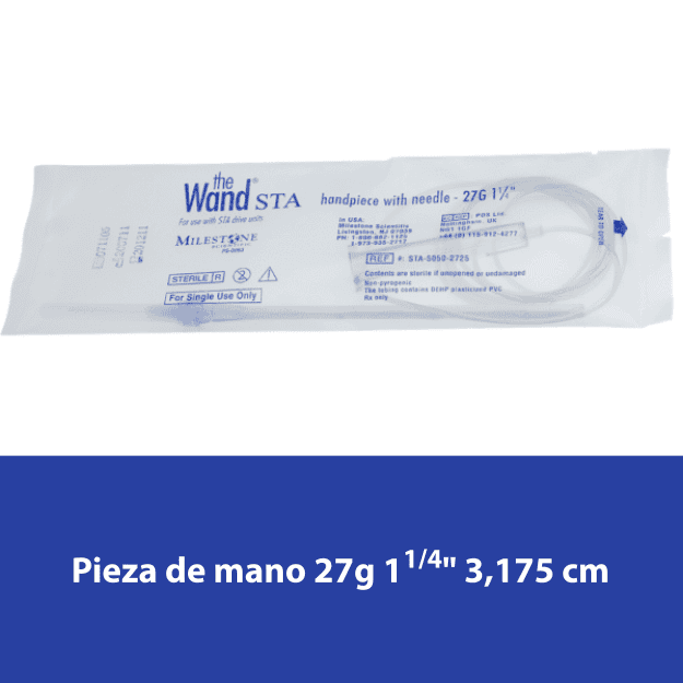 Pieza de mano The Wand STA 27G, 1/4" - Agujas Azul