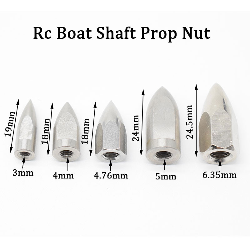 Propeller Nut (M3, M4, 3/16", M5, M6, ¼") Propeller Nut (M3, M4, 3/16", M5, M6, ¼")