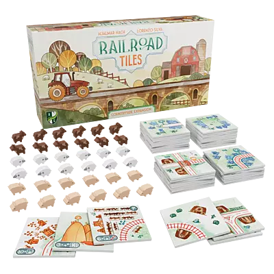 Railroad Tiles: Countryside Erweiterung Spielinhalt Railroad Tiles: Countryside Erweiterung Spielinhalt