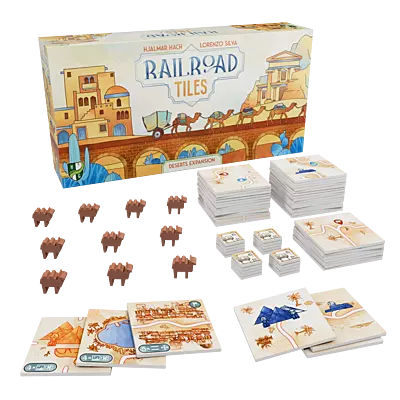 Railroad Tiles: Desert Spieleinhalt Railroad Tiles: Desert Spieleinhalt