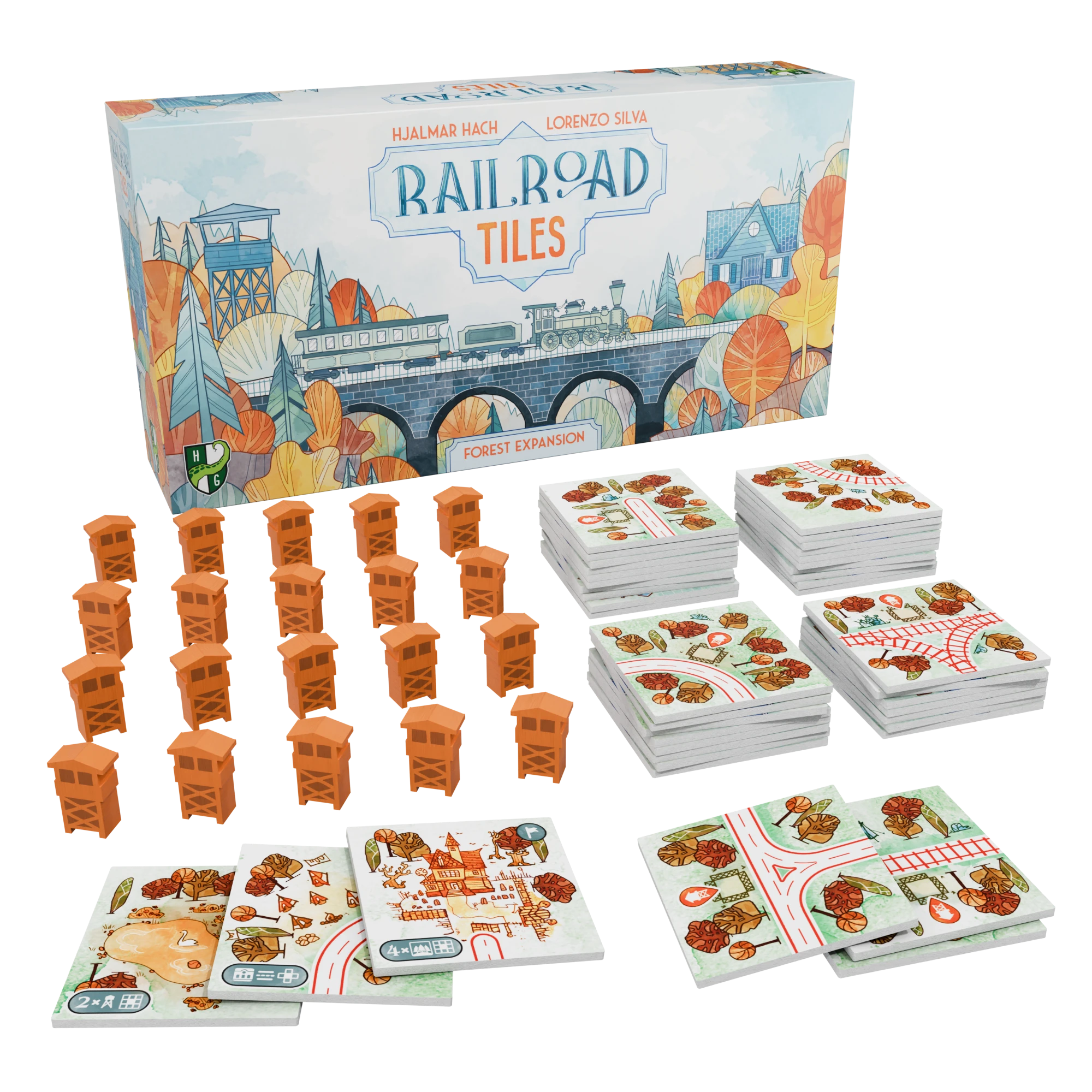 Railroad Tiles: Forest Erweiterung Spielinhalt