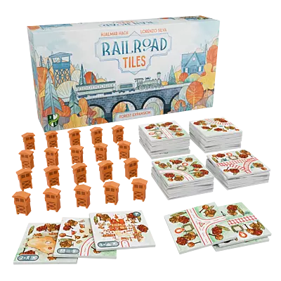 Railroad Tiles: Forest Erweiterung Spielinhalt Railroad Tiles: Forest Erweiterung Spielinhalt