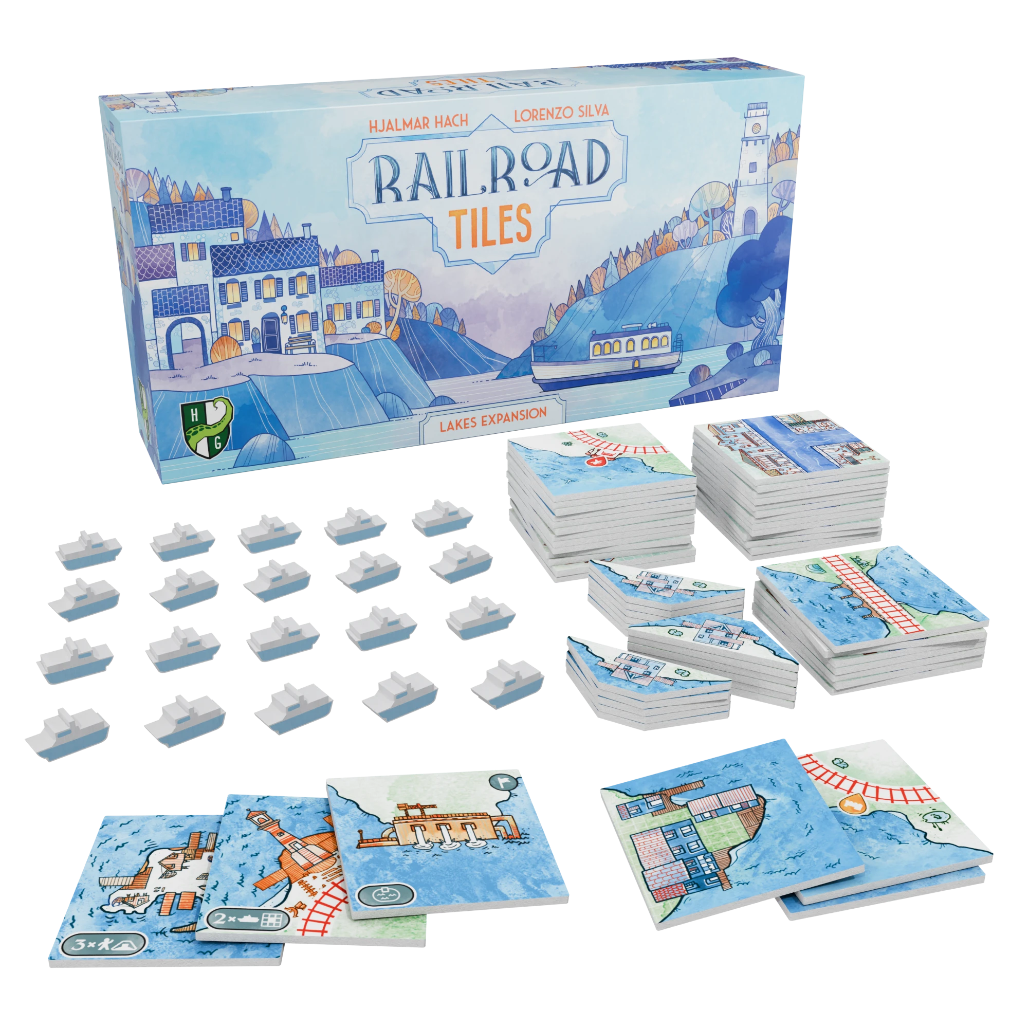 Railroad Tiles: Lake Erweiterung Spielinhalt