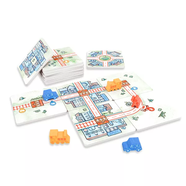 Railroad Tiles DEUTSCH Spielfiguren und Plättchen