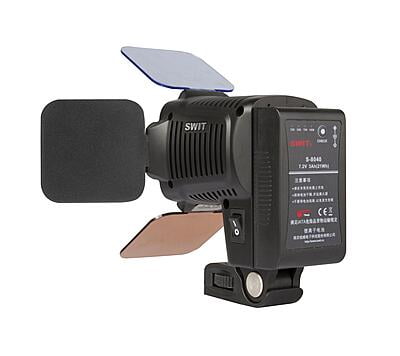 S-2041 | 23W 1200Lux COB LED On-camera Light,5000k,, with 5600K and 3200K filter S-2041 | 23W 1200Lux COB LED On-camera Light,5000k,, with 5600K and 3200K filter