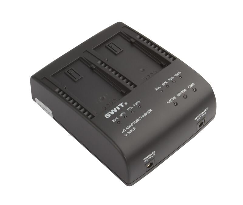 S-3602B | 2x2A DV charger compatible to Panasonic VBG series S-3602B | 2x2A DV charger compatible to Panasonic VBG series