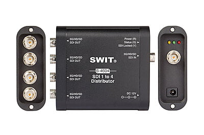 S-4604 | Heavy Duty 3G-SDI 1 to 4 Distributor and Amplifer S-4604 | Heavy Duty 3G-SDI 1 to 4 Distributor and Amplifer