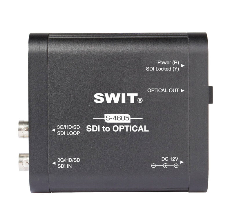 S-4605 | Heavy Duty 3G-SDI to Optical fiber converter S-4605 | Heavy Duty 3G-SDI to Optical fiber converter