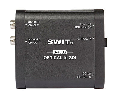 S-4606 | Heavy Duty Optical fiber to 3G-SDI converter S-4606 | Heavy Duty Optical fiber to 3G-SDI converter