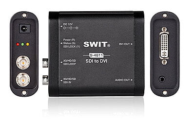S-4611 | Heavy Duty SDI to DVI converter S-4611 | Heavy Duty SDI to DVI converter