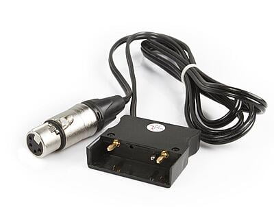 S-7100A | Gold mount Battery Pin to 4-pin XLR cable S-7100A | Gold mount Battery Pin to 4-pin XLR cable