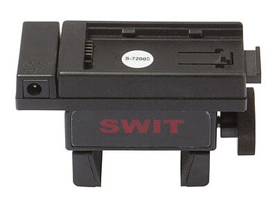 S-7200D | Panasonic VBD/VBR/CGA battery plate with clamp, and pole socket S-7200D | Panasonic VBD/VBR/CGA battery plate with clamp, and pole socket