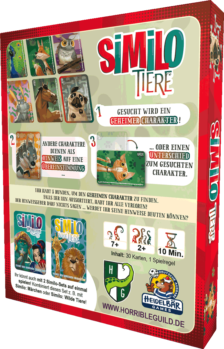 Similo: Tiere DEUTSCH Boxenrückseite