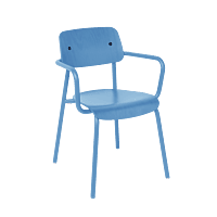 Studie Stained Wooden Armchair